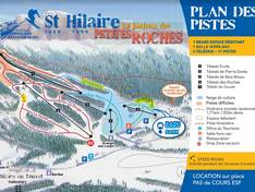 Plan des pistes Saint Hilaire du Touvet