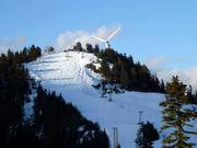 Vue sur la piste Peak