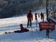Point de rassemblement au tapis roulant