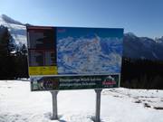 Plan des pistes dans le domaine skiable Sudelfeld