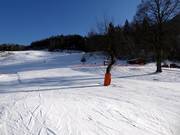 Vue sur les pistes du domaine skiable Obersalzberg