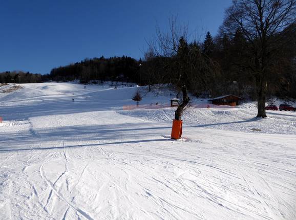 Vue sur les pistes du domaine skiable Obersalzberg