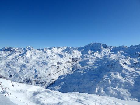 Tarentaise: Taille des domaines skiables – Taille Les 3 Vallées – Val Thorens/Les Menuires/Méribel/Courchevel