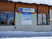 Plan des pistes à la station Gandegg