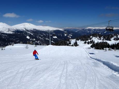 Diversité des pistes Monts-Nock (Nockberge) – Diversité des pistes Turracher Höhe