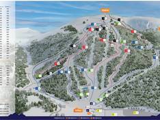 Plan des pistes Babin Do – Bjelašnica