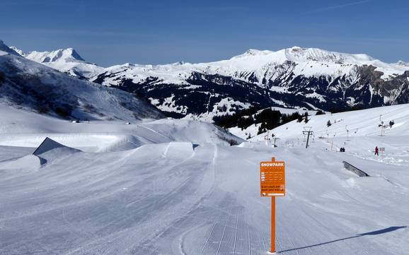 Snowparks Engstligental (vallée de l'Engstlige) – Snowpark Adelboden/Lenk – Chuenisbärgli/Silleren/Hahnenmoos/Metsch