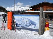 Plan des pistes à la station intermédiaire Bergeralm