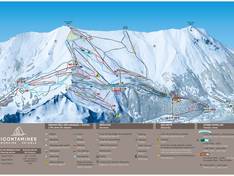 Plan des pistes Les Contamines/Hauteluce