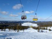 Pohjois Express - 4 places | Télésiège rapide (débrayable) avec capots de protection