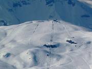 Vue sur les pistes de Savoleyres