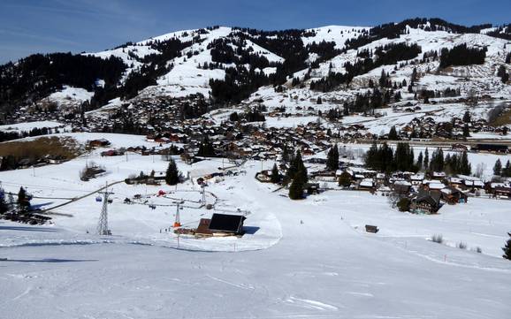 Vallée de la Sarine: offres d'hébergement sur les domaines skiables – Offre d’hébergement Rinderberg/Saanerslochgrat/Horneggli – Zweisimmen/Saanenmöser/Schönried/St. Stephan