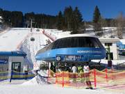 Hornspitz Express I - 4 places | Télésiège rapide (débrayable) avec capots de protection