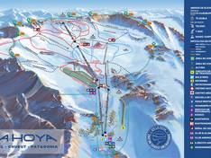 Plan des pistes La Hoya