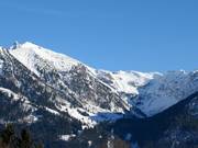 Vue sur le domaine skiable Nebelhorn