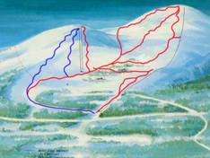 Plan des pistes Vittjåkk