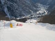 Piste de difficulté moyenne vers Alagna