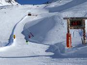 Piste de mesure de vitesse sur l’Idalp