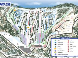 Plan des pistes Swain
