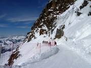 Accès à la descente Le Tunnel