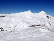 Vue depuis le glacier de l'Eiger vers le Lauberhorn
