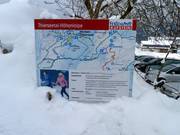 Plan des pistes de ski de fond à Thiersee-Mitterland