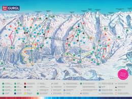 Plan des pistes Gurgl – Obergurgl-Hochgurgl
