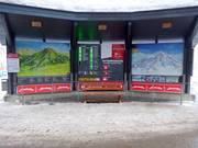 Panneau d'information détaillé à la station de vallée