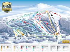 Plan des pistes Grövelfjäll