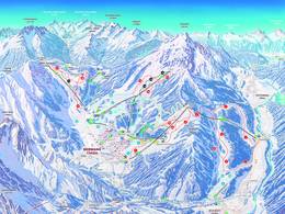 Plan des pistes Berwang/Bichlbach/Rinnen