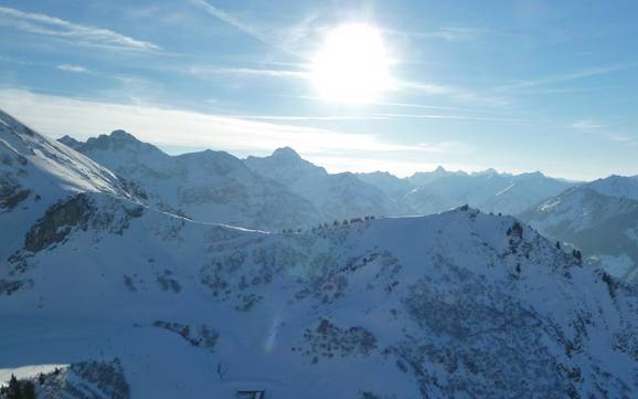 Meilleur domaine skiable dans le district de Souabe (Schwaben) – Évaluation Fellhorn/Kanzelwand – Oberstdorf/Riezlern