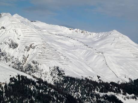 Landwassertal (vallée du Lannwasser): Taille des domaines skiables – Taille Parsenn (Davos Klosters)