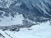 Montgenèvre est situé entre les pistes