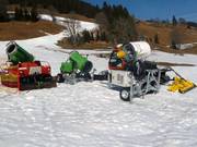 Canons à neige au Walmendingerhorn