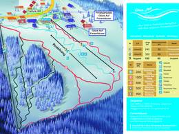 Plan des pistes Glück Auf – Langewiese