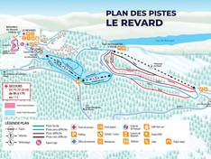 Plan des pistes Le Revard