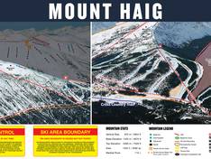 Plan des pistes Castle Mountain