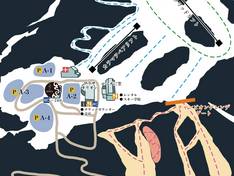 Plan des pistes Ontake