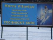 Panneau sur la route principale