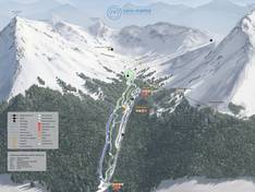 Plan des pistes Cerro Martial