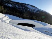 Lac de retenue au téléphérique Mitterstein