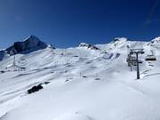 Vue depuis le Kristallbahn vers le Kitzsteinhorn