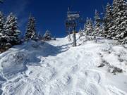 Piste noire à bosses