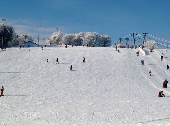 Piste facile et large