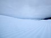 Préparation des pistes dans le domaine skiable Snow King Mountain