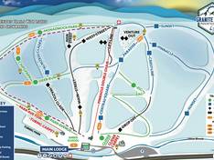 Plan des pistes Granite Gorge Mountain Park