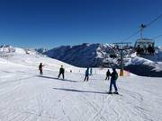 Piste facile au télésiège Valandrea Vetta