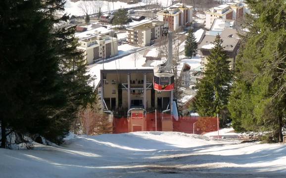 Vallée de Dala: Accès aux domaines skiables et parkings – Accès, parking Leukerbad