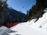 Descente jusqu'à la vallée vers Kappl