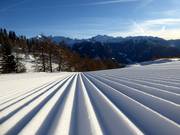 Piste parfaitement préparée au Rosskopf